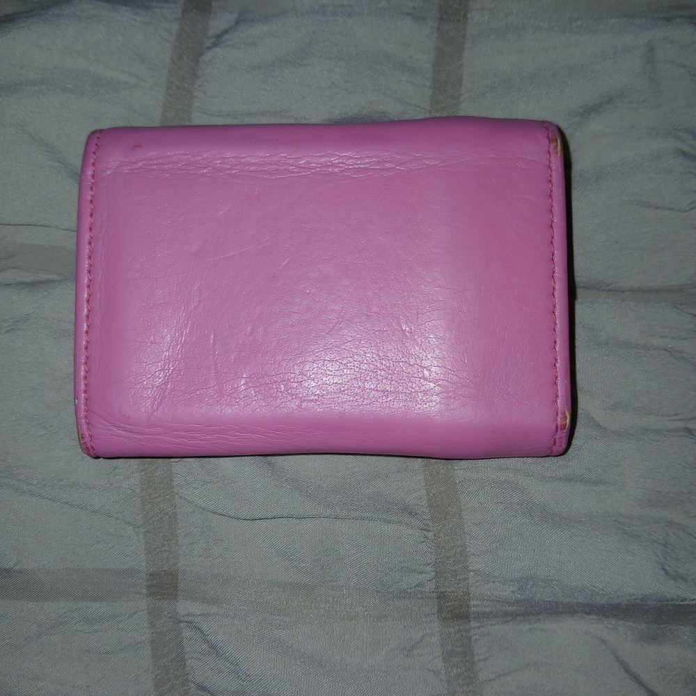 Balenciaga Vibrant Pink Leather Wallet - Picture 2 of 16